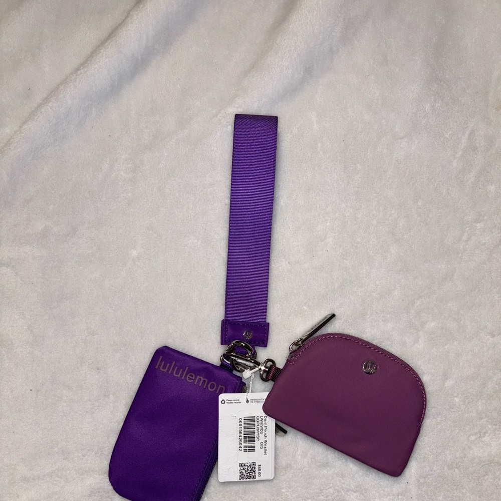 Lululemon Purple Coin Pouch Set